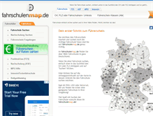 Tablet Screenshot of fahrschule-info.de